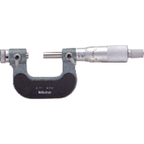Mitutoyo MT80126-139 2"-3" Measuring Range-0.001" Graduation - Ratchet Thimble - High Speed Steel Face - Interchangeable Anvil Thread Micrometer