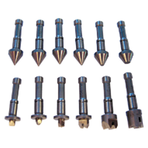 Mitutoyo MT80126-800 64-3.5 TPI-0.016"-0.275" / 0.4 mm-7.0 mm Pitch - Set of Micrometer Anvil Attachment