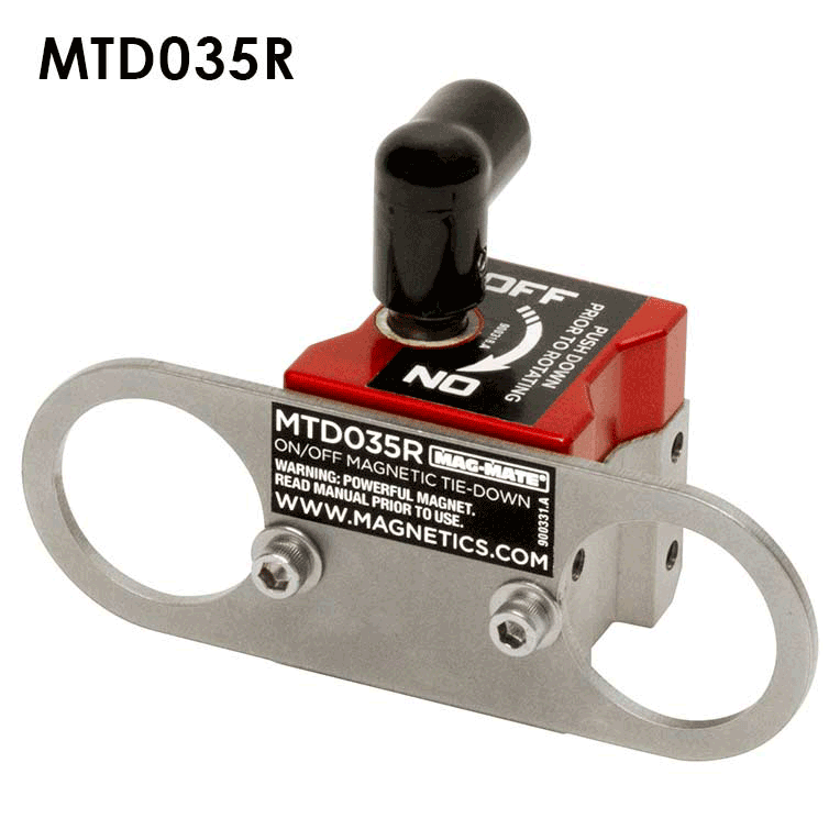Industrial Magnetics MAG-MATE® On/Off Magnetic Tie Down 35 Lb MTD035R