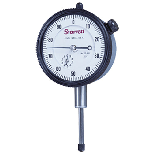 Starrett MV7053295 Dial Indicator - 1.0 mm Total Range-0-100 Dial Reading - AGD 2
