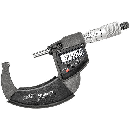 Starrett MV7001117 Model 796.1XRL-2 IP671" - 2"/25-50 mm Electronic Outside Micrometer