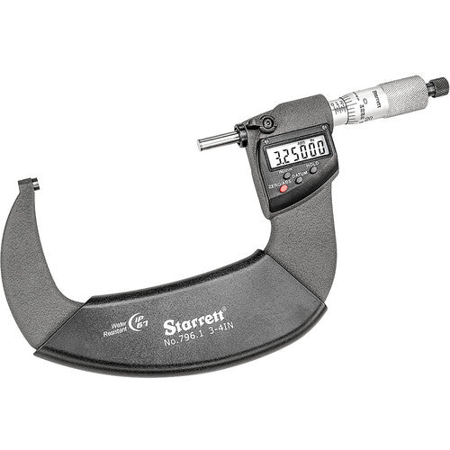 Starrett MV7001119 Model 796.1XRL-4 IP673" - 4"/75-100 mm Electronic Outside Micrometer