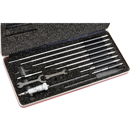 Starrett MV7050546 Model 124BZ-2.0"-12.0" Range-0.001 Graduation - Hardened & Ground Face - Inside Micrometer