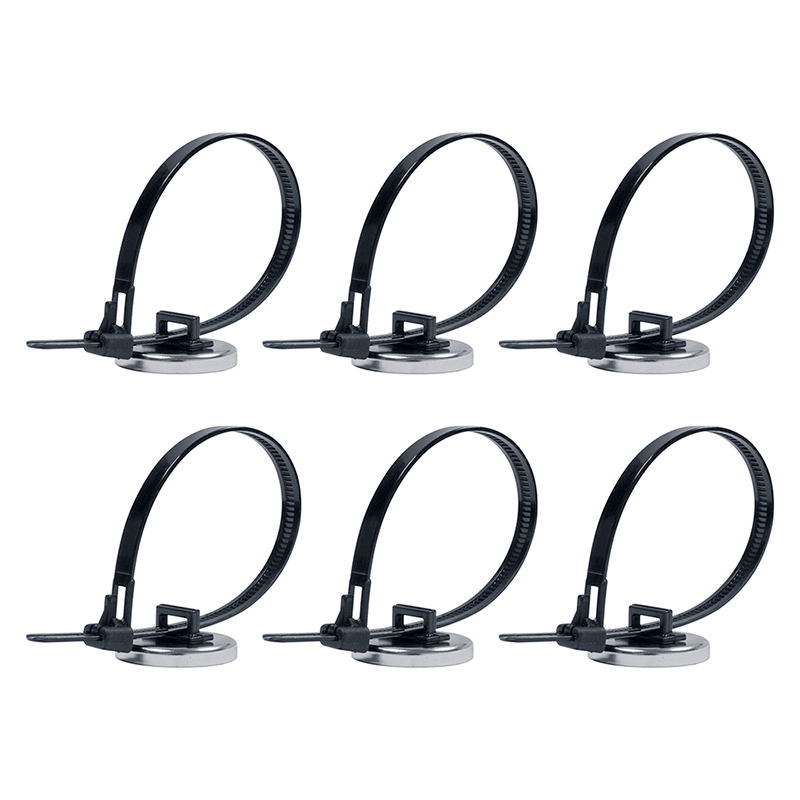 Industrial Magnetics MAG-MATE® Magnetic Zip Tie With Tie 6Pk MX1000ZIP2PK06