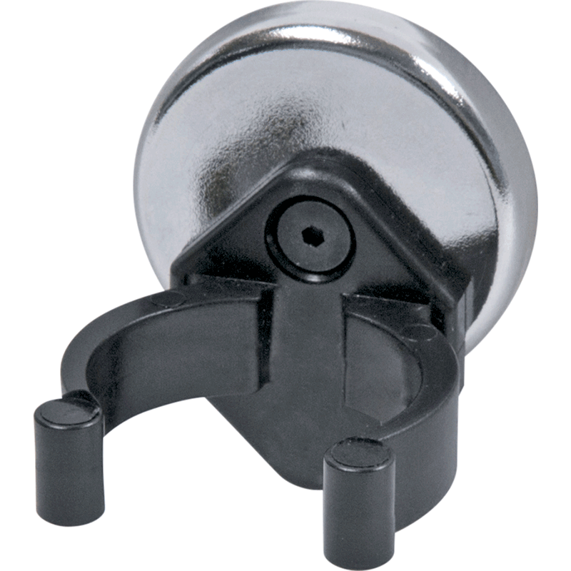 Industrial Magnetics MAG-MATE® Cup Magnet with Black Plastic Spring Clamp, 11 Lb Cap. 1.13 - 1.38 Opening MX1500BP01