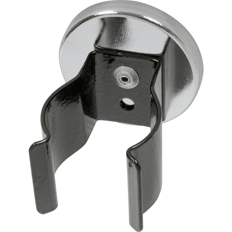 Industrial Magnetics MAG-MATE® Cup Magnet with Black Vinyl Spring Clamp, 19 Lb Cap. 1.55 - 1.88 Opening MX2000VB02
