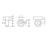 JERGENS CLAMPS, MICRO ADJ 1/4-20 SS - 68513