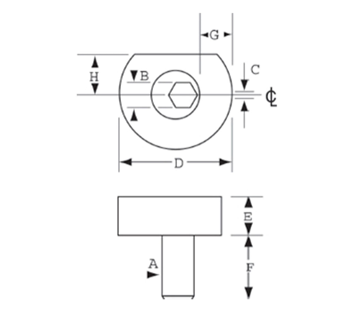 JERGENS MACHINABLE FIXTURE, M6 - 68624