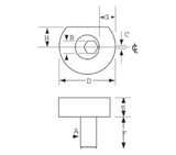 JERGENS MACHINABLE FIXTURE, 1/4-20 - 68620