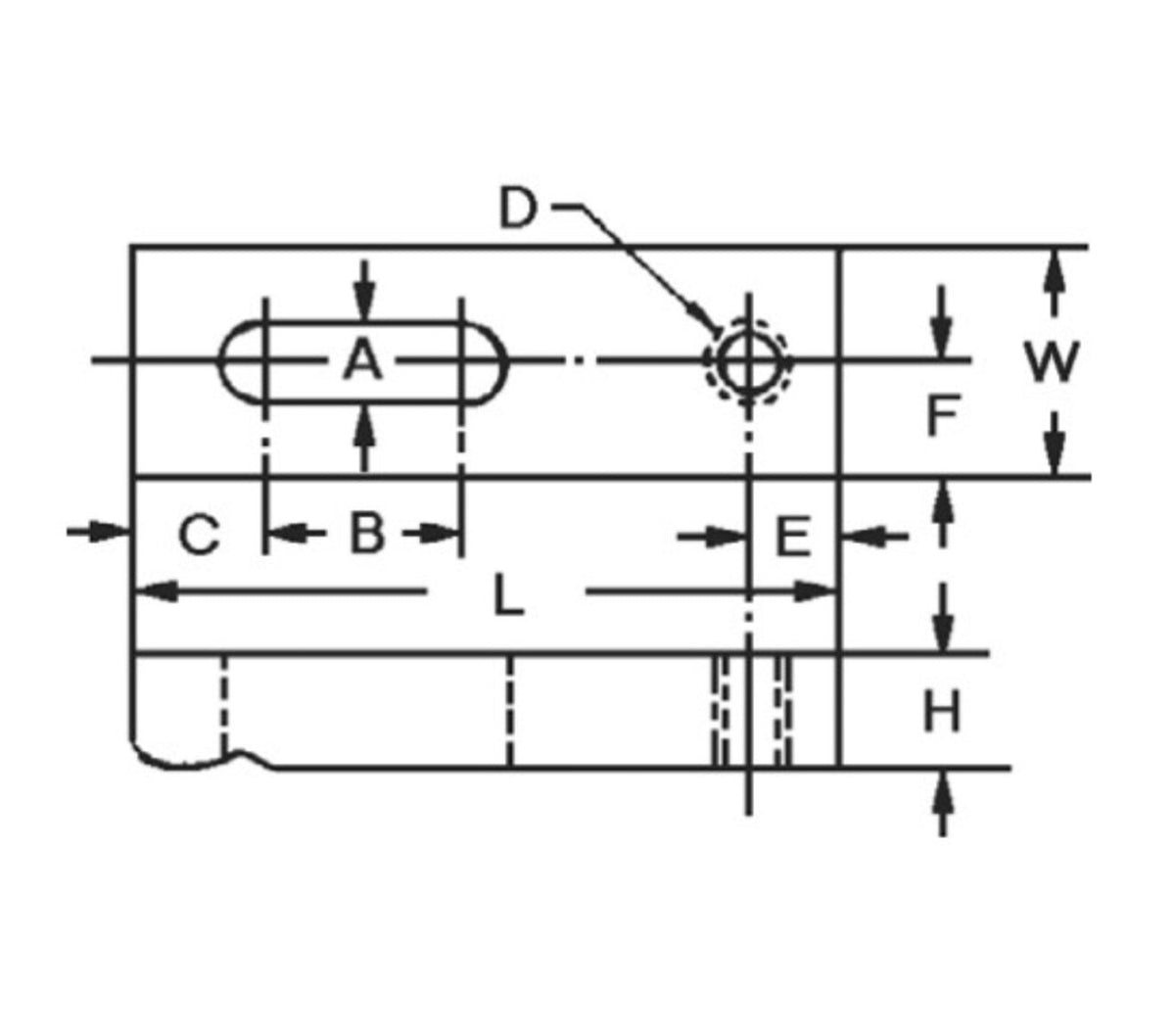 JERGENS STRAP CLAMP, 1/2 X 2, MIN RADIUS NOSE - 29706