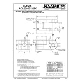 NAAMS Clevis Assembly ACL0206A
