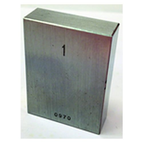 Procheck NB600I10070RS0C Certified Rectangular Steel Gage Block - 0.1007" - Grade 0
