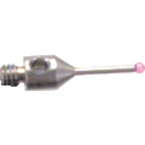 Procheck NB75Z3090 M2 Male Thread-10 mm Length - Grade 10 Ruby Star Styli with Stainless Steel Body