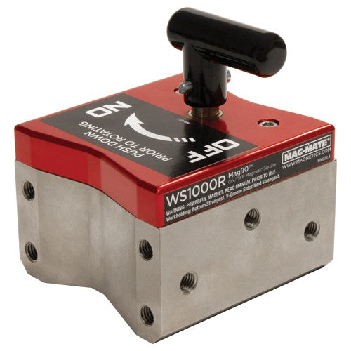 Mag-Mate NE70WS1000R On/Off Rare Earth Permanent Magnetic Square 1,000 lbs Holding Force