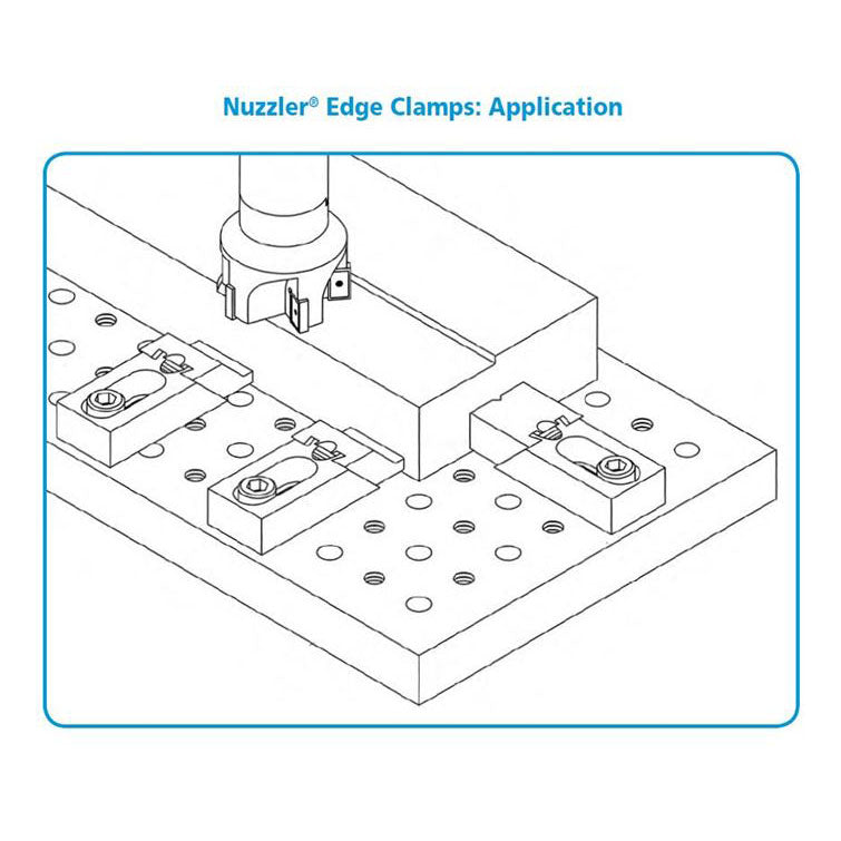 Te-Co 33829 Nuzzler® Edge Clamps - Low Grip