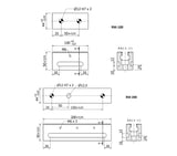 JERGENS MULTI-RAIL BASE, 100MM LG - RM-100