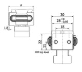JERGENS CLAMP MODULE, CLAMP TYPE D, SERRATED, ADDITIONAL PIECE - RMC-DTR