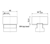 JERGENS STOP MODULE, SMOOTH - RMS-S