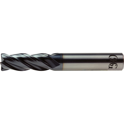 OSG USA, Inc. TP45VG4361251 1/8" Dia. x 1/8" Shank x 1/2" DOC x 1-1/2" OAL, Carbide, TiALN, 4 Flute, 35° Helix, Round, Chamfer, Solid End Mill