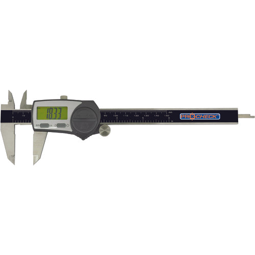 Procheck PC20EC061505I67 Electronic Digital Caliper - 0-6" / 0-150 mm Measuring Range - (0.0005" / 0.01 mm Resolution)