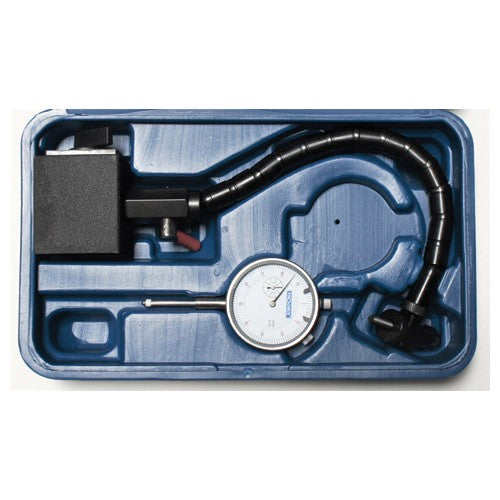 Procheck PC20MBFL11K Fine Adjust Magnetic Base with 0-10.001" Indicator in Case