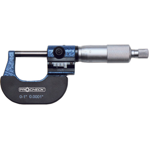 Procheck PC21MDM0101 0 - 1" 0.0001" Graduation Mechanical Digital Outside Micrometer