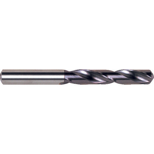 Dormer PT390614037 15.5 mm Dia. x 16 mm Shank x 82 mm Flute Length x 133 mm OAL, 5xD, 140°, TiAlN, 2 Flute, Coolant Thru, DIN 6535 HA Solid Carbide Drill