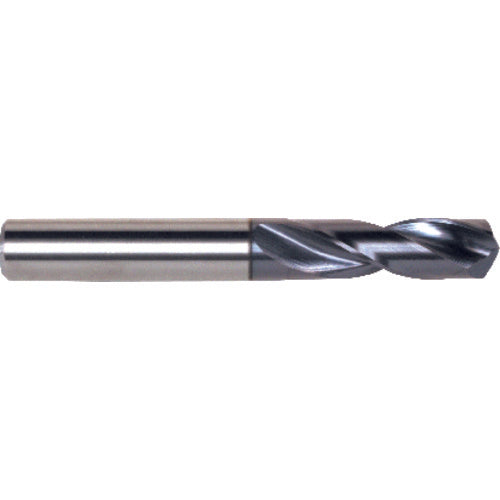 Dormer PT400624845 1/8" Dia.x6 mm Shankx20 mm Flute Lengthx62 mm OAL, 3xD, 140°, TiAlN, 2 Flute, External Coolant, DIN 6535 HA Solid Carbide Drill