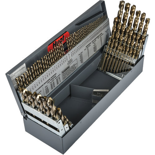Precision Twist Drill PT2799705 3IN1 COBALT ENG/MM JOB DRL SET PTD Series C114COMBC E-code # C114COMBCSET