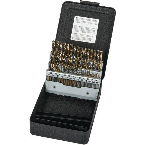 Precision Twist Drill PT2799960 NO.1-NO.60 COBALT SM DRL SET PTD Series C60M41CO E-code # C60M41COSET