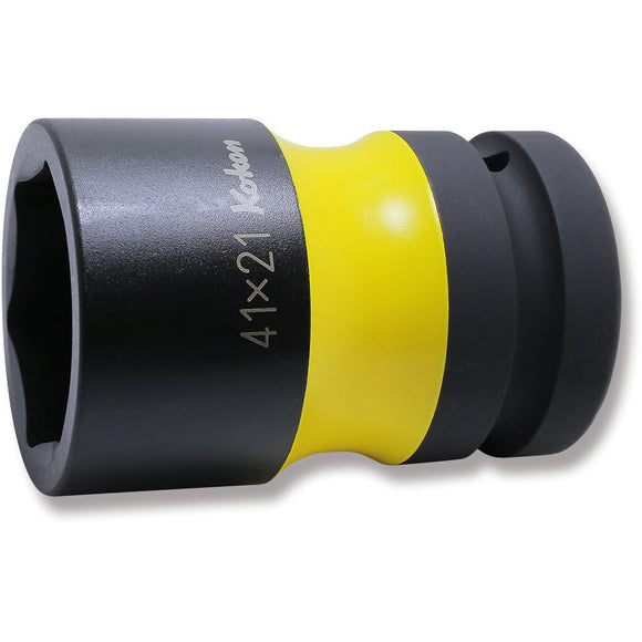 Ko-ken PW8P-41x21 1 Sq. Dr. Rear Wheel Nut Socket  41 x 21mm Hex x Square 87mm Color coded