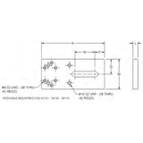 TE-CO 63158 SMALL TOGGLE CLAMP (PAD W/ CLAMP) M8