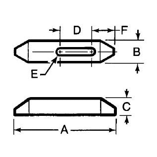 TE-CO 30402M METRIC PLAIN CLAMP 5/16,3/8