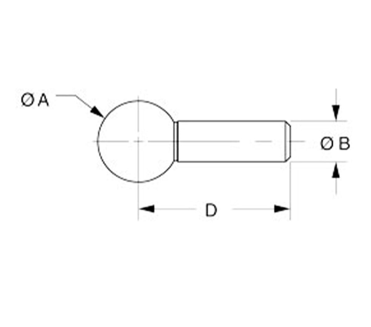 JERGENS TOOLING BALL, .2500 PLAIN, INSPEC GRADE - 29001