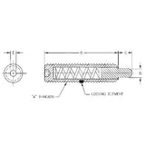 Te-Co 57092 Posi Hex Plungers Imperial - Steel Body, Delrin Nose 1/2-13