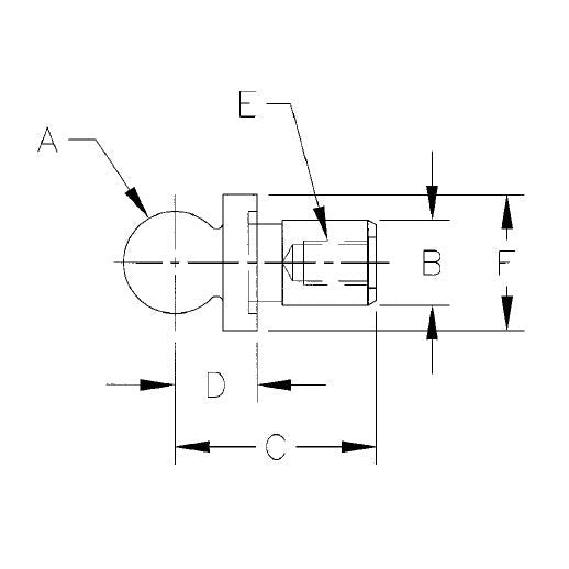 TE-CO 10602 Premium Short Shank Tooling Inspection Balls
