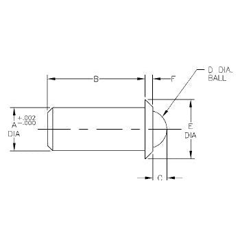 TE-CO 53757 .125 DIA. PRS. FIT SS. BL. PLGR .75-2.5LBS