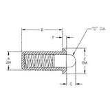 TE-CO 53603 Press Fit Spring Plungers
