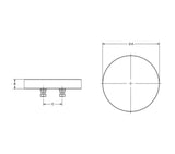 JERGENS QUICK-LOC, SUPPORT PALLET, 52, 157 DIA X 27MM - QL-200410