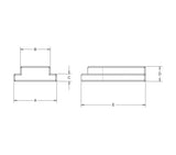 JERGENS QUICK-LOC, KEY, 20MM X 14MM - QL-200840
