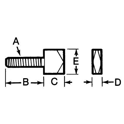 TE-CO 43901 QUARTER TURN SCREW