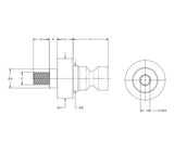 JERGENS QUICK-LOC, SPACER STUD, 16MM - QL-200810