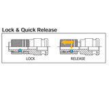 Ko-ken 13137H 3/8 Sq. Dr. Bit Holder  1/4 Hex Length 42mm