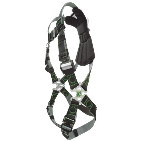 Miller by Honeywell LF50RDTQCUBK Miller Revolution Harness W/Dualtech Webbing Quick Connect Chest & Leg Straps Cam Buckles Ergoarmor Back Shield & Stand Up Back D-Ring