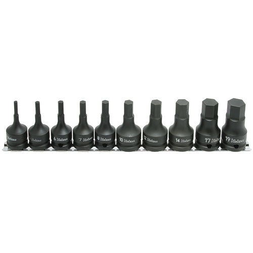 Ko-ken RS14012M/10-L60 1/2 Sq. Dr. Bit Socket set  4-19mm Hex Length 60mm  10 pieces