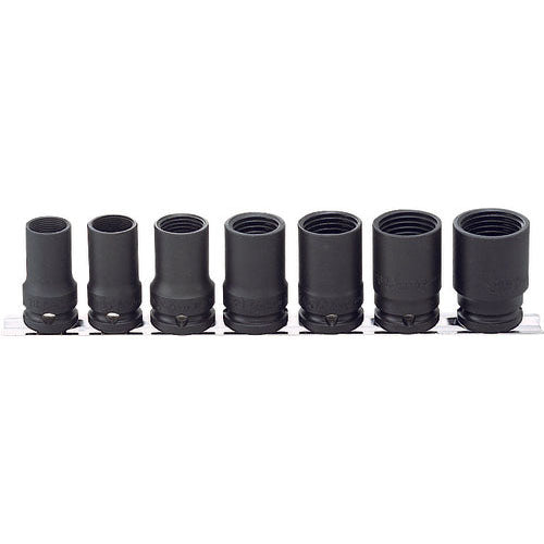 Ko-ken RS14124/7 1/2 Sq. Dr. Lock Nut Buster Set  17-27.5mm   For Lock Nut 7 pieces