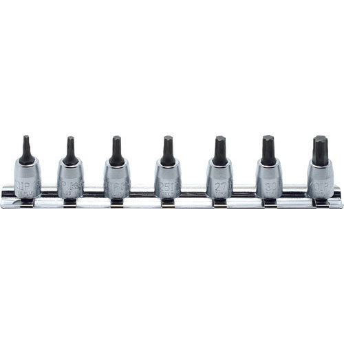Ko-ken RS2025/7-L28 1/4 Sq. Dr. Socket set TORX T10-T40  Length 28mm  7 pieces