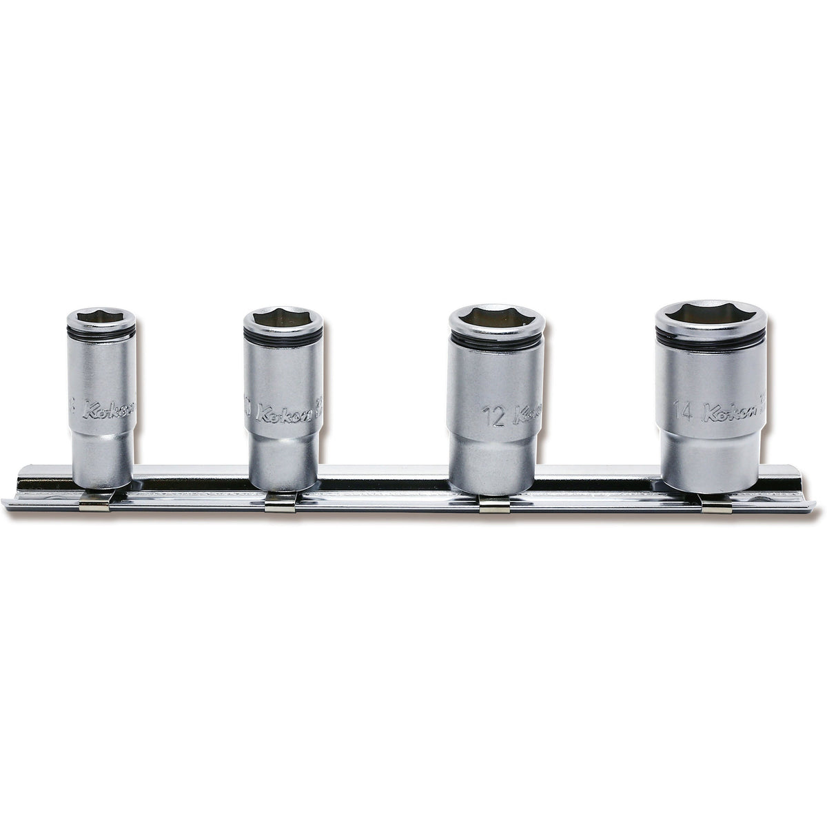 Ko-ken RS2350X/4 1/4 Sq. Dr. Socket set  8-14mm Nut Grip   4 pieces
