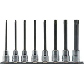 Ko-ken RS3025/8-L100R 3/8 Sq. Dr. Bit Socket set TORX T20-T55 Round shank 200mm  8 pieces