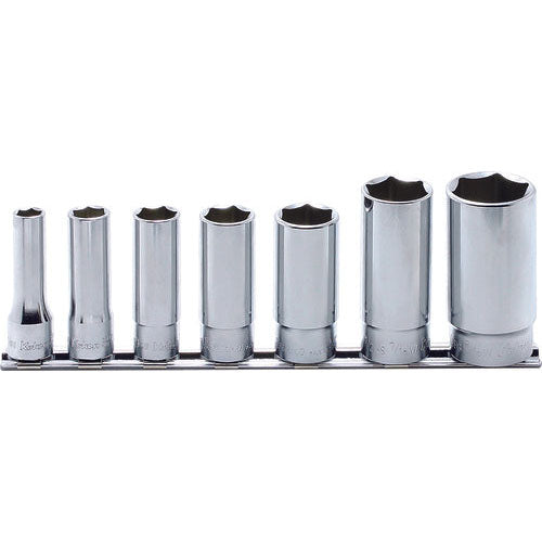 Ko-ken RS3300W/7 3/8 Sq. Dr. Socket set Whitworth 1/8-1/2 6 point 200mm  7 pieces